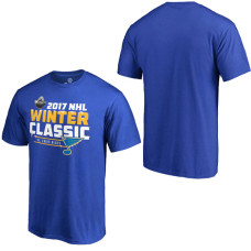 St. Louis Blues Blue 2017 Winter Classic Wordmark T-shirt