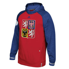 2016 World Cup Of Hockey Czech Republic Team Hockey Red Team Pullover Hoodie