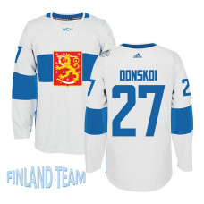 Finland Team 2016 World Cup of Hockey #27 Joonas Donskoi White Premier Jersey