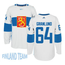 Finland Team 2016 World Cup of Hockey #64 Mikael Granlund White Premier Jersey