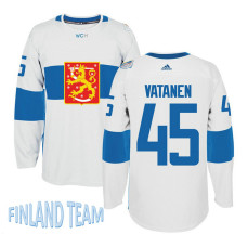 Finland Team 2016 World Cup of Hockey #45 Sami Vatanen White Premier Jersey