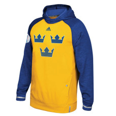 2016 World Cup Of Hockey Sweden Team Hockey Gold Team Pullover Hoodie