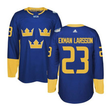 2016 World Cup of Hockey Sweden Team #23 Oliver Ekman-Larsson Blue Premier Jersey