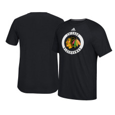 2017 Chicago Blackhawks Black Ultimate Adidas Team Practice T-shirt