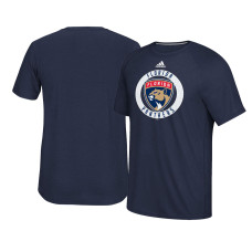 2017 Florida Panthers Navy Ultimate Adidas Team Practice T-shirt