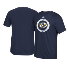 2017 Nashville Predators Navy Ultimate Adidas Team Practice T-shirt