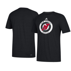 2017 New Jersey Devils Black Ultimate Adidas Team Practice T-shirt