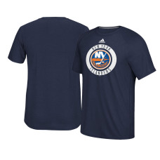 2017 New York Islanders Navy Ultimate Adidas Team Practice T-shirt