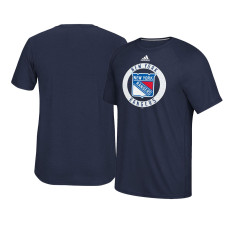 2017 New York Rangers Navy Ultimate Adidas Team Practice T-shirt