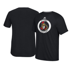 2017 Ottawa Senators Black Ultimate Adidas Team Practice T-shirt