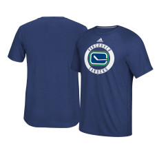 2017 Vancouver Canucks Royal Ultimate Adidas Team Practice T-shirt