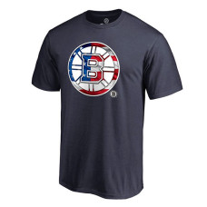 Boston Bruins Navy Banner Wave T-Shirt