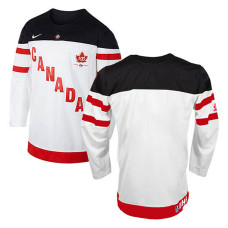 Canada Team White 100th Anniversary Olympic Jersey