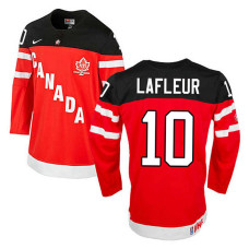 Canada Team Guy Lafleur #10 Red 100th Anniversary Olympic Jersey