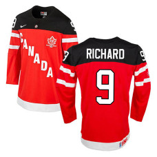 Canada Team Maurice Richard #9 Red 100th Anniversary Olympic Jersey