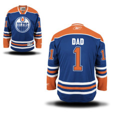 Edmonton Oilers Royal Blue Number One Dad Jersey