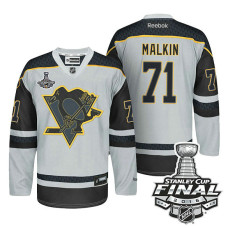 Pittsburgh Penguins Evgeni Malkin #71 Gray 2016 Stanley Cup Finals Jersey