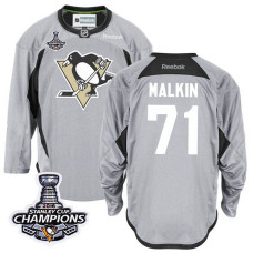 Pittsburgh Penguins Evgeni Malkin #71 Gray 2016 Stanley Cup Finals Jersey