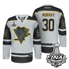 Pittsburgh Penguins Matt Murray #30 Gray 2016 Stanley Cup Finals Jersey