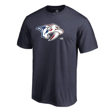 Nashville Predators Navy Banner Wave T-Shirt