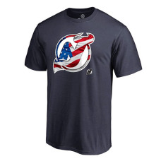 New Jersey Devils Navy Banner Wave T-Shirt