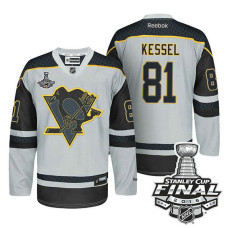 Pittsburgh Penguins Phil Kessel #81 Gray 2016 Stanley Cup Finals Jersey