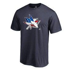 San Jose Sharks Navy Banner Wave T-Shirt