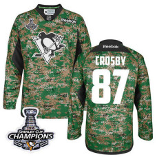 Pittsburgh Penguins Sidney Crosby #87 Camo 2016 Stanley Cup Finals Jersey