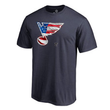 St. Louis Blues Navy Banner Wave T-Shirt