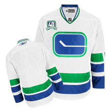 Vancouver Canucks White 40th Anniversary Alternate Jersey