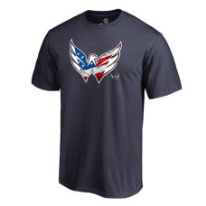 Washington Capitals Navy Banner Wave T-Shirt