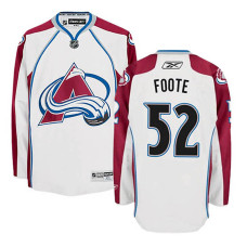 Colorado Avalanche Adam Foote #52 White Away With Jersey 2022 Stanley Cup Champions Patch