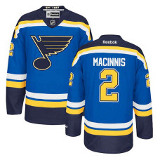 St. Louis Blues Al Macinnis #2 Royal Blue Home Jersey