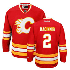 Calgary Flames Al MacInnis #2 Red Alternate Jersey