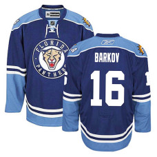 Florida Panthers Aleksander Barkov #16 Navy Blue Alternate Jersey With 2023 Stanley Cup Patch