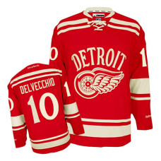 Detroit Red Wings Alex Delvecchio #10 Red 2014 Winter Classic Jersey