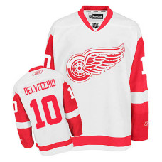 Detroit Red Wings Alex Delvecchio #10 White Away Jersey