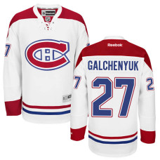 Montreal Canadiens Alex Galchenyuk #27 White Away Jersey