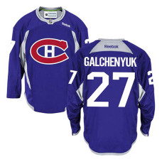 Montreal Canadiens Alex Galchenyuk #27 Purple Practice Jersey