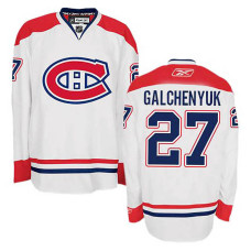 Montreal Canadiens Alex Galchenyuk #27 White Away Jersey