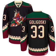 Coyotes #33 Alex Goligoski Black 2016-2017 Season Throwback Premier Jersey