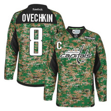 Washington Capitals Alex Ovechkin #8 Camo Veteran's Day Jersey