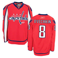 Washington Capitals Alex Ovechkin #8 Red Home Authentic Jersey