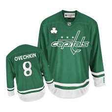 Youth Washington Capitals Alex Ovechkin #8 Green St. Patrick's Day Jersey