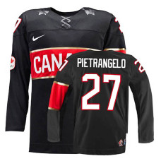 Canada Team Alex Pietrangelo #27 Black Premier Olympic Jersey