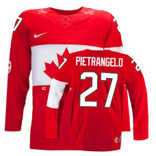 Canada Team Alex Pietrangelo #27 Red Away Premier Olympic Jersey