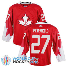 Canada Team Alex Pietrangelo #27 Red 2016 World Cup Jersey