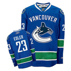 Vancouver Canucks Alexander Edler #23 Navy Blue Home Jersey