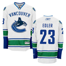 Vancouver Canucks Alexander Edler #23 White Away Jersey