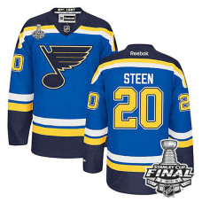 St. Louis Blues Alexander Steen #20 Blue 2016 Stanley Cup Jersey